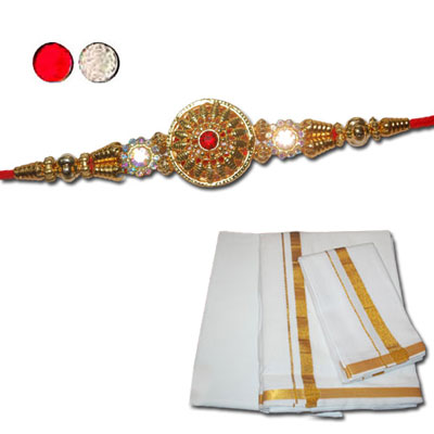 "Rakhi with Shirt - code RS07 - Click here to View more details about this Product